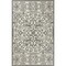 Homeroots 5 x 7 ft. 6 in. UV-Treated Polypropylene Ivory & Grey Area Rug 352786 - alternate 1